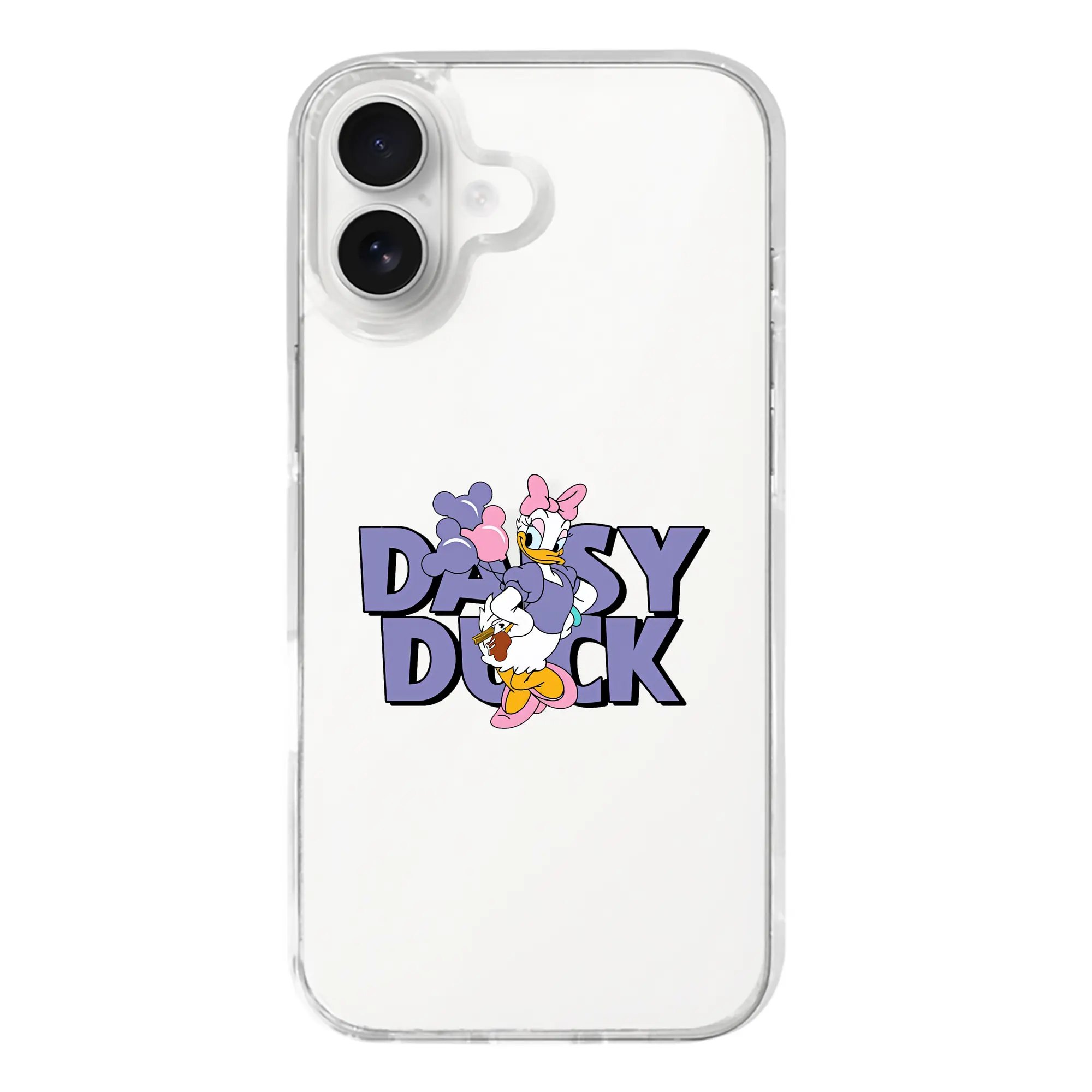 ミッキーマウス（Mickey Mouse） グッズ デイジーダック（Daisy Duck） - iPhone 17シリーズ 透明スマホケース – 薄型・耐衝撃・精密フィット保護カバー